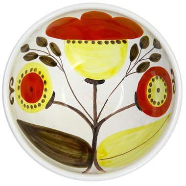 Sicilian round ceramic Appetizers Plate de simone pottery Eolie BUFEO Sicilian round ceramic Appetizers Plate de simone pottery Eolie BUFEO